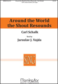 Around the World the Shout Resounds SATB choral sheet music cover Thumbnail
